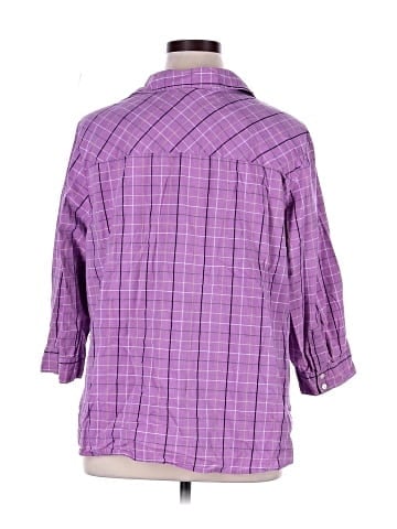 Sag Harbor 3/4 Sleeve Button-Down Shirt (view 2)