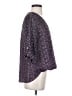 West Kei 100% Polyester Purple 3/4 Sleeve Blouse Size S - photo 4