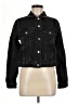 Topshop 100% Cotton Black Denim Jacket Size 6 - photo 1