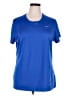 Nike 100% Polyester Solid Blue Active T-Shirt Size XXL - photo 1