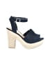Sun + Stone Blue Wedges Size 6 1/2 - photo 1