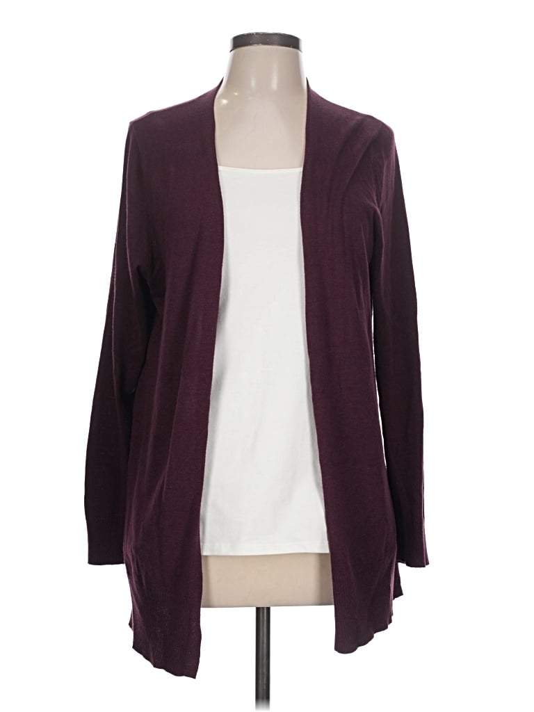 Pre-owned Amazon Essentials Cardigan Sweater In Burgundy