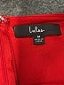 Lulus Red Cocktail Dress Size M - photo 4