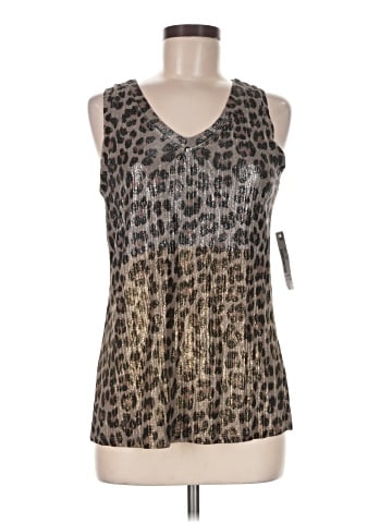 MADE IN ITALY Sleeveless Blouse (view 1)