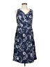 Pendleton Paisley Blue Cocktail Dress Size 4 Petite - photo 1