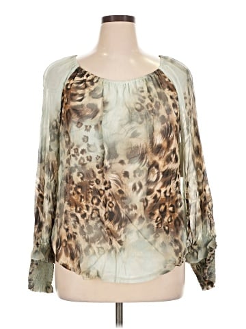 Karen Kane Long Sleeve Blouse (view 1)