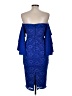 ASOS Blue Cocktail Dress Size 6 - photo 2