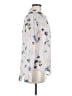 Cloth & Stone Floral Ivory Long Sleeve Blouse Size M - photo 4