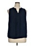 41Hawthorn 100% Polyester Blue Sleeveless Blouse Size XL - photo 1