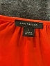 Ann Taylor 100% Polyester Orange Short Sleeve Blouse Size S - photo 7