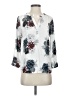 Daniel Rainn Floral White 3/4 Sleeve Blouse Size S - photo 1
