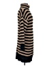 Blu Pepper Stripes Brown Turtleneck Sweater Size M - photo 4