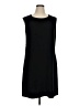 George Solid Black Casual Dress Size XL - photo 1
