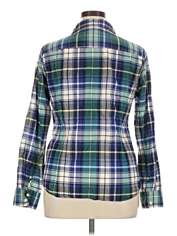 J.Crew Factory Store Long Sleeve Button-Down Shirt (view 2)