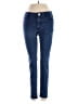 Plastic Island Solid Blue Jeans Size XS - photo 1