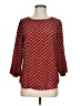 41Hawthorn 100% Polyester Burgundy 3/4 Sleeve Blouse Size M - photo 1