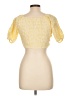 Sim & Sam Yellow Short Sleeve Blouse Size L - photo 2