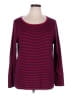 Talbots Burgundy Long Sleeve Top Size 2X - photo 1