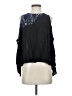 Free People 100% Rayon Blue Black Sleeveless Blouse Size S - photo 1