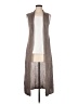 Joan Vass 100% Viscose Gray Cardigan Size M - photo 1