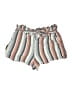 Hollister 100% Viscose Stripes Gray Shorts Size S - photo 1
