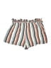 Hollister 100% Viscose Stripes Gray Shorts Size S - photo 2