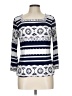 Studio One Blue 3/4 Sleeve Top Size 12 - photo 1
