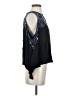 Free People 100% Rayon Blue Black Sleeveless Blouse Size S - photo 4