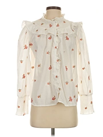 Sézane Long Sleeve Blouse (view 1)