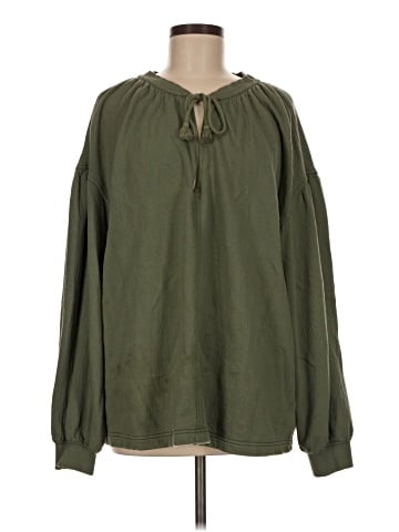 Aerie Long Sleeve Blouse (view 1)
