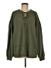 Aerie Green Long Sleeve Blouse Size M - photo 1