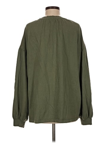 Aerie Long Sleeve Blouse (view 2)