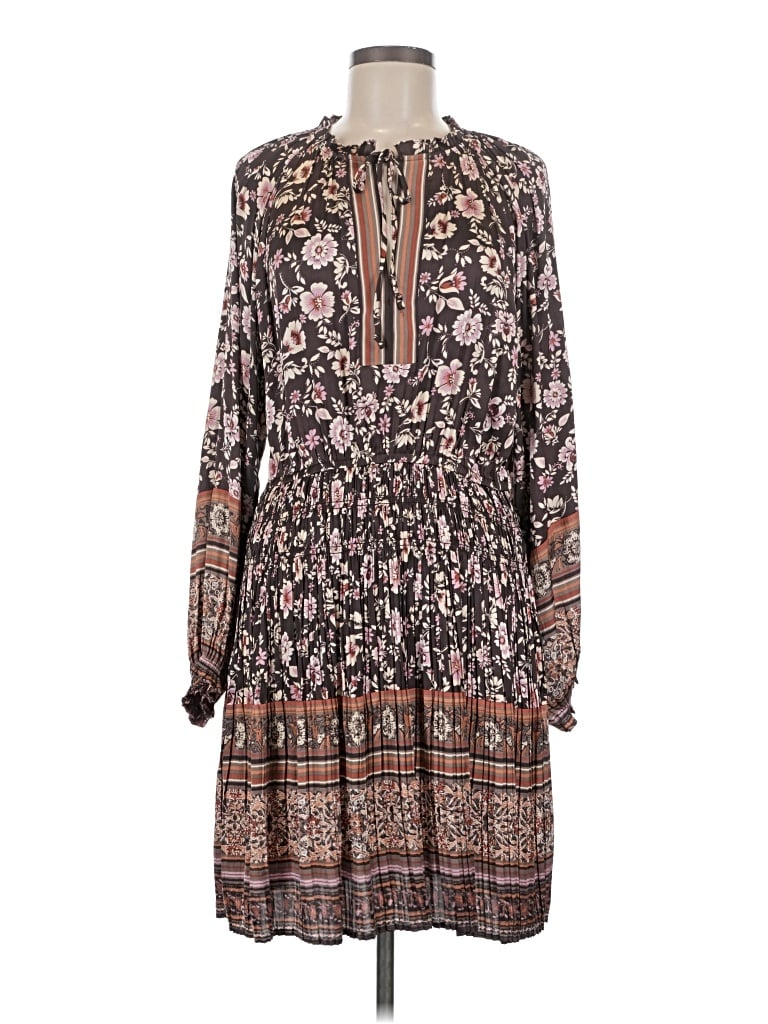 Pre-owned Current Air Casual Dress In Brown
