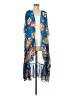 Free Press 100% Polyester Blue Kimono One size - photo 1