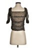 By Anthropologie Brown Short Sleeve Top Size XS - photo 1