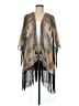 Design Lab Lord & Taylor Gray Poncho Size M - photo 1