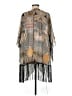 Design Lab Lord & Taylor Gray Poncho Size M - photo 2