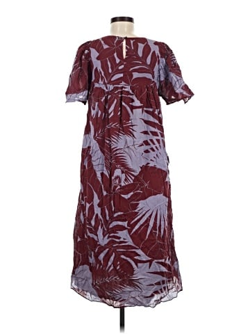 Madewell Flutter-Sleeve Caftan Dress in Tropical Vacation (view 2)
