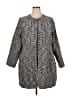 City Chic Chevron-herringbone Gray Coat Size 20 Plus (L) - photo 1
