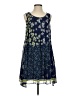 Max Studio 100% Polyester Floral Blue Casual Dress Size S - photo 1