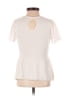 NY Collection Ivory White Short Sleeve Top Size XS (petite) - photo 2
