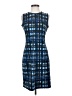 J. McLaughlin 100% Rayon Tweed Blue Cocktail Dress Size XS - photo 1