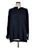 Lyssé Blue Long Sleeve Button-Down Shirt Size XL - photo 1
