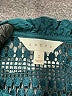 Adiva Teal Short Sleeve Blouse Size L - photo 7