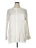 Lyssé Ivory Long Sleeve Button-Down Shirt Size XL - photo 1