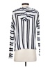 Paper Crane Stripes White Pullover Sweater Size XS - photo 2