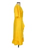 Topshop 100% Polyester Yellow Cocktail Dress Size 2 - photo 4