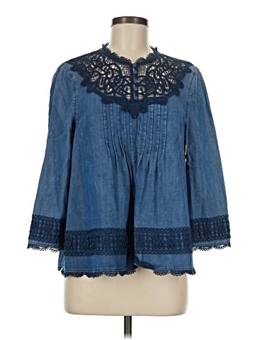 Holding Horses 3/4 Sleeve Blouse (view 1)