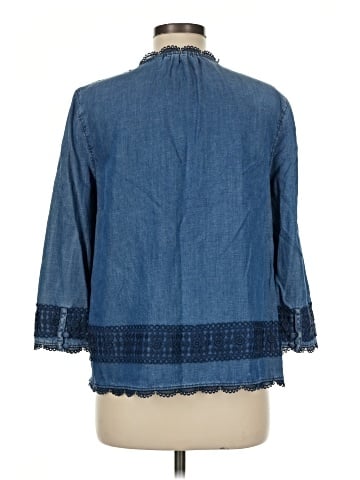 Holding Horses 3/4 Sleeve Blouse (view 2)