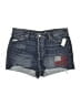 Old Navy 100% Cotton Graphic Blue Denim Shorts Size 16 - photo 1